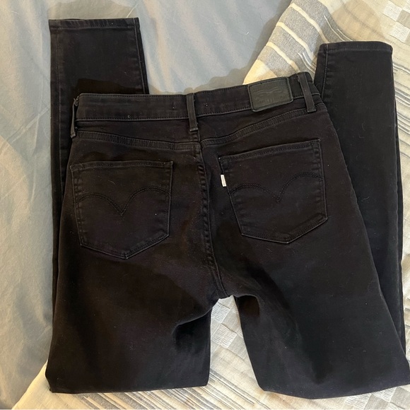 Levi’s 721 high rise skinny jeans size 28 black - Picture 4 of 7
